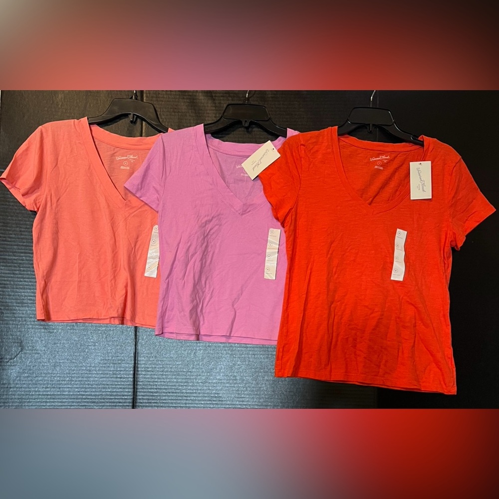 Universal Thread Short Sleeve Tees - Coral, Lavender, Orange- 3 for $18